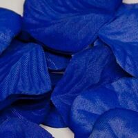 Artificial Silk Eleganza Rose Petal in a Bag - Royal Blue
