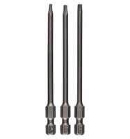 Bosch Schrauberbit-Set Extra-Hart, 3-tlg., T8, T10, T15, 89 mm