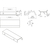 Skizze zu Maniglia a barra Bench INT 20, lungh. 40 mm, alluminio effetto inox