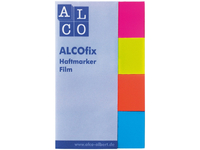 Haftmarker ALCOfix, 50x20 mm, pink, gelb, orange, blau, je 40 Stück