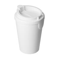 Detailansicht Drinking cup "Turin" with lid, white