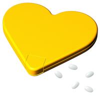 Artikelbild Mint-Spender "Herz", standard-gelb