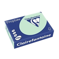 CLAIREFONTAINE TROPHÉE - RESMA DE PAPEL/CARTULINA, 250 HOJAS, A4, 21 X 29.7 CM, COLOR VERDE