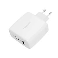 WALLCHARGER120WGANRICOMMRC1201EU,1XUSB-A,2XUSB-C2.1MUSB-CCABLE