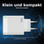 PEDEA Reiselader für USB Type-C (PD) 100-240V / Schnellladegerät / 65 Watt max., weiß