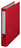 Ordner Plastik Chromos, mit Schlitzen, A4, schmal, rot