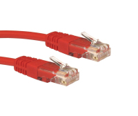 Cables Direct 15m CAT5e 100MHz networking cable Red U/UTP (UTP)