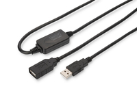 Digitus DA-73101 USB kábel 15 M USB 2.0 USB A Fekete