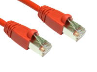Cables Direct B6ST-701 networking cable Red 1 m Cat6 F/UTP (FTP)