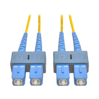Tripp Lite N356-02M cable de fibra optica 2 m 2x SC OFNR Azul, Amarillo