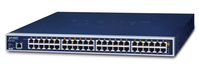 PLANET HPOE2400G łącza sieciowe Zarządzany Gigabit Ethernet (10/100/1000) Obsługa PoE 1U Niebieski