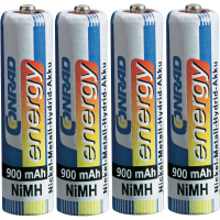 Conrad 250900 huishoudelijke batterij Oplaadbare batterij AAA Nikkel-Metaalhydride (NiMH)
