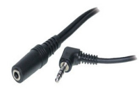 S-Conn HP 30781 audio kabel 0,2 m 3.5mm 2.5mm Zwart