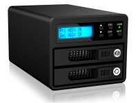 Raidon GR3680-SB3 storage drive enclosure HDD/SSD enclosure Black 2.5/3.5"