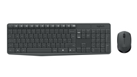 Logitech MK235 Tastatur Maus enthalten USB AZERTY Französisch Grau