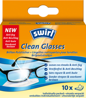 Swirl Brillenputztücher Papier Weiß