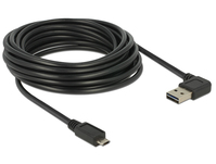 DeLOCK 85169 USB Kabel USB 2.0 5 m USB A Micro-USB B Schwarz