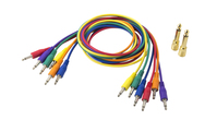 Korg SQ-CABLE-6 Audio-Kabel 0,75 m 3.5mm Blau, Grün, Orange, Violett, Rot, Gelb