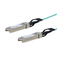 StarTech.com Cisco SFP-10G-AOC3M Compatible 3m/9.84ft 10G SFP+ to SFP+ AOC Cable - 10GbE SFP+ Active Optical Fiber - 10Gbps SFP Plus/Mini GBIC/Transceiver Module Cable - Firepow...