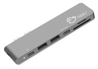 Siig JU-TB0512-S1 laptop dock/port replicator USB 3.2 Gen 1 (3.1 Gen 1) Type-C Grey