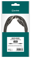 AV Link 112.038UK audio cable 3 m 3.5mm Black