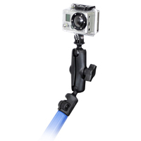 RAM Mounts Tele-Mount Pole Adapter Mount with Action Camera Adapter