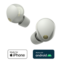 Sony WF-1000XM5 Headset Draadloos In-ear Oproepen/muziek Bluetooth Zilver