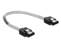 DeLOCK 85340 SATA-kabel 0,2 m SATA 7-pin Zwart, Transparant