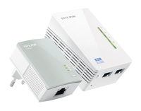 TP-Link TL-WPA4220 KIT Karta sieciowa do PowerLine 300 Mbit/s Przewodowa sieć LAN Wi-Fi Biały 1 szt.