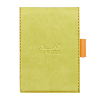 Rhodia Notepad cover + notepad N°11 schrijfblok & schrift A7 80 vel Groen