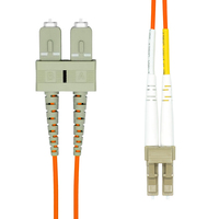 ProXtend FO-LCSCOM1D-005 cavo a fibre ottiche 5 m LC SC OM1 Arancione