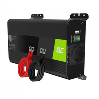 Green Cell INVGC16 adapter zasilający/ inwentor Automatyczna 500 W Czarny