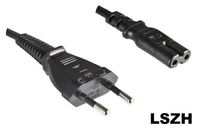 Microconnect PE030718LSZH tápkábel Fekete 1,8 M C7 csatlakozó