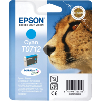 Epson Cheetah Singlepack Cyan T0712 DURABrite Ultra Ink