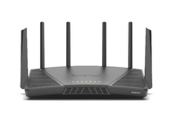 Synology RT6600ax Router WiFi6 1xWAN 3xGbE 1x2.5Gb router bezprzewodowy Tri-band (2.4 GHz/5 GHz/5 GHz) Czarny