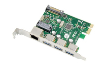 Microconnect MC-PCIE-USB3.0ETH carte réseau Interne Ethernet 5000 Mbit/s