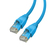 Videk Cat6 Booted UTP LSZH RJ45 to RJ45 Patch Cable Blue 2Mtr