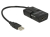 DeLOCK 62588 câble USB 0,15 m USB A Noir