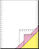 Sigel 33243 papier voor inkjetprinter A4 (210x297 mm) 600 vel Roze, Wit, Geel