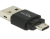 DeLOCK 91735 czytnik kart Micro-USB Czarny