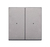 Merten MEG5220-0460 Wandplatte/Schalterabdeckung Aluminium
