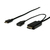 ROLINE 11.04.5950 video kabel adapter 1 m USB Type-C HDMI + USB Zwart
