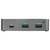 StarTech.com Hub USB-C à 3 ports - USB 3.2 Gen 2 (10Gbps) - Avec 2 ports USB-A, 1 port USB-C et 1 port GbE