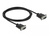 DeLOCK 86574 Serien-Kabel Schwarz 2 m RS-232 Sub-D9