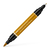 Faber-Castell Pitt Artist Pen Dual Marker fijnschrijver Fijn/medium Goud