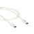 StarTech.com Câble Thunderbolt 3 de 1 m - 20 Gb/s - Compatible Thunderbolt, USB et DisplayPort - Blanc