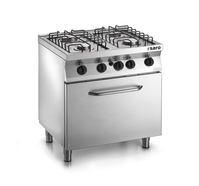 SARO Fast-Serie Gasherd mit Gasbackofen Modell F7/FUG4LO Made in Europe -