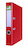 Segregator Q-CONNECT Hero, PP, A4/55mm, czerwony