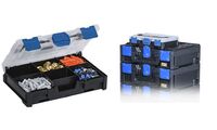 allit Kleinteilebox EuroPlus MetaBox mini 63, schwarz/blau (71510426)