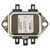 Schaffner FN2010 EMV-Filter, 250 V AC/DC, 1A, Gehäusemontage 0.8W, Flachstecker, 1-phasig 0,74 mA / 0 → 400Hz